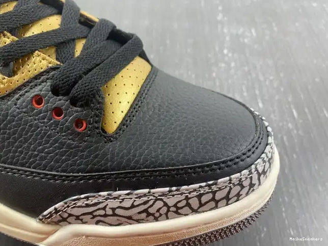 MaikeSneakers WMNS Black Jordan Air Gold CK9246-067 3 0606